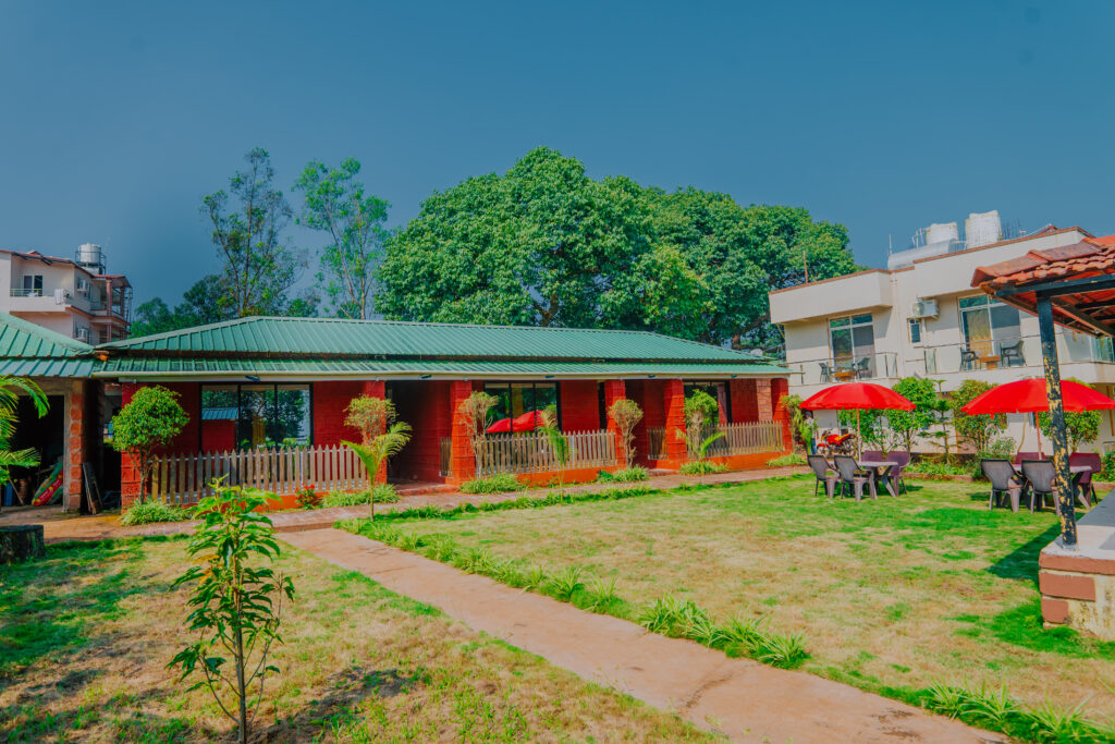 Outside view of cottage